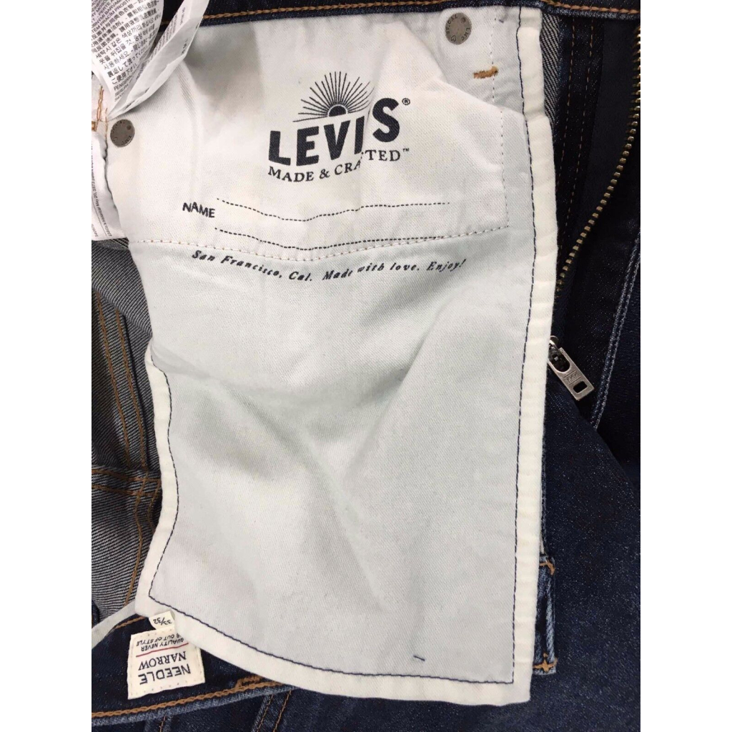 MADE CRAFTED LEVI S men s jeans mod NEEDLE NARROW 10001156369 59090 0057