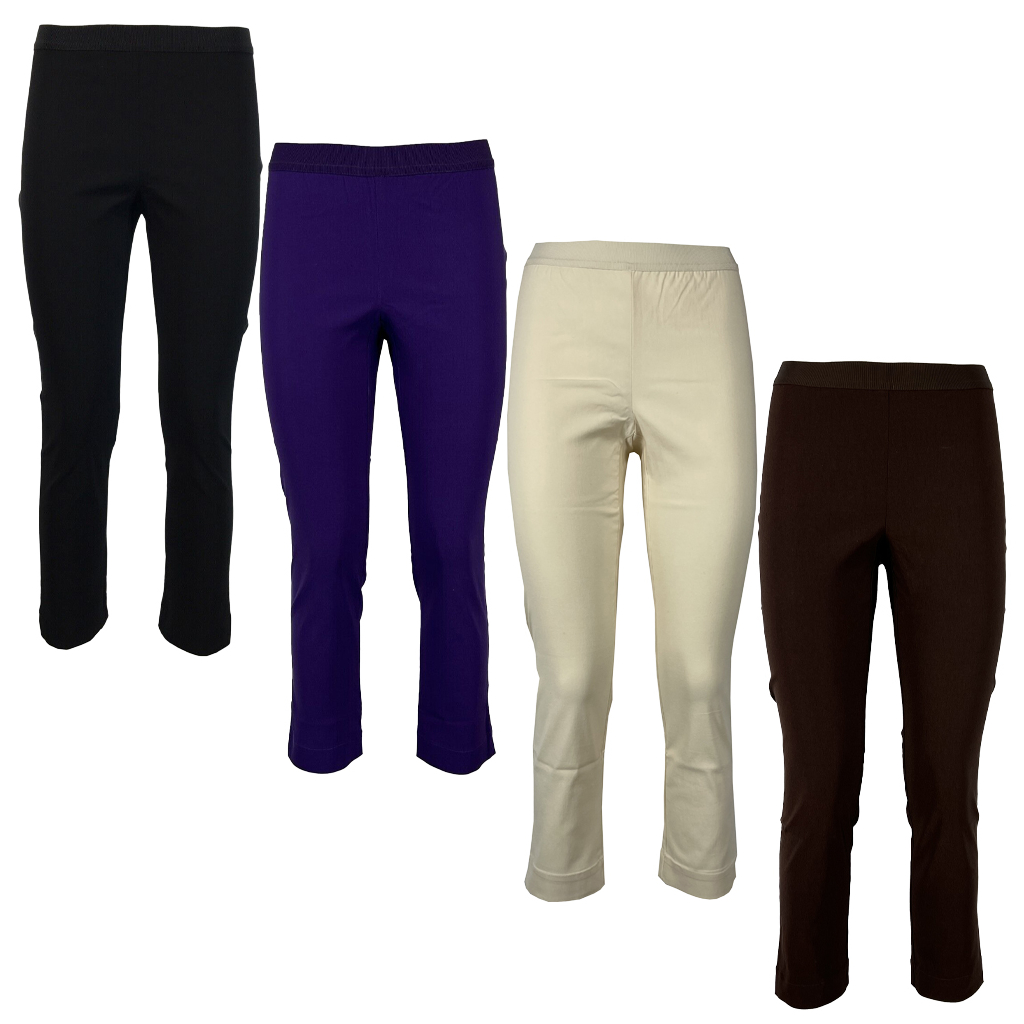 LIVIANA CONTI trousers leggings bengalina fabric CNTR20 MADE IN ITALY