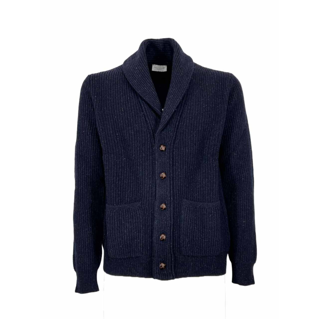 TERZO FUSO 1952 cardigan uomo coste inglesi sciallato LB-5818