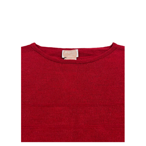 PERSONA by Marina Rinaldi N.O.W line women's red crew neck sweater 33.7363023 AMALFI MADE IN ITALY