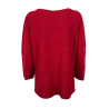 PERSONA by Marina Rinaldi N.O.W line women's red crew neck sweater 33.7363023 AMALFI MADE IN ITALY