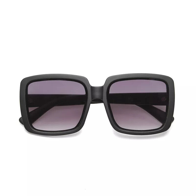 OKKIA ALESSIA pre-assembled Butterfly black sunglasses with soft touch frame