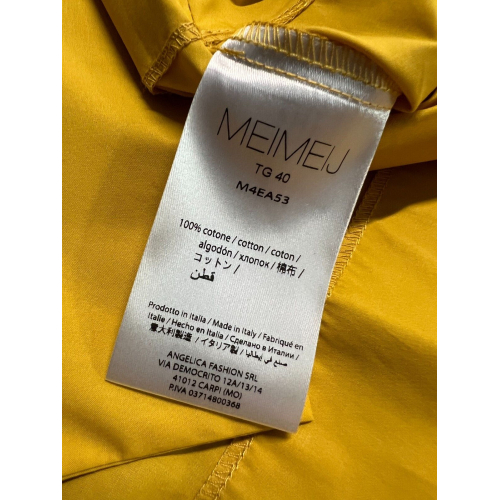 MEIMEIJ flared blouse M4EA53 100% cotton MADE IN ITALY