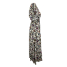 ORDI.TO SISSI patterned long dress 100% viscose MADE IN INDIA