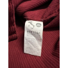 4.10 by BottegaChilometriZero dark red corduroy oversized shirt DD23210 MADE IN ITALY