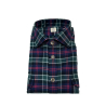 copy of GMF 965 men's flannel shirt checked green/blue/burgundy SP353 942325/03