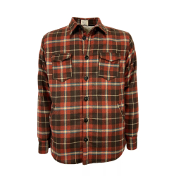 GMF 965 brown checked shirt...