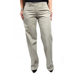 ASPESI pantalone donna mod H111 beige 100% cotone fondo cm 27ASPESI pantalone donna mod H111 beige 100% cotone fondo cm 27