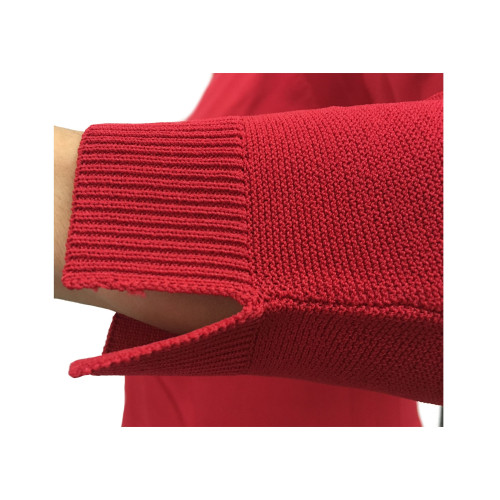 ELENA MIRO' maglia donna manica lunga rosso 65%viscosa 35% poliammide