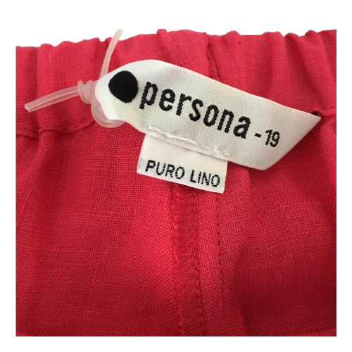 PERSONA by Marina Rinaldi pantalone donna fuxia elastico in vita e lacci