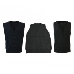 ALPHA STUDIO men's vest with buttons regular mod AU-6006D 100% wool