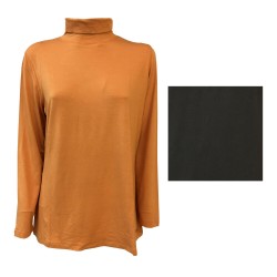 ELENA MIRÒ  women t-shirt orange color 96% viscose 4% elastane