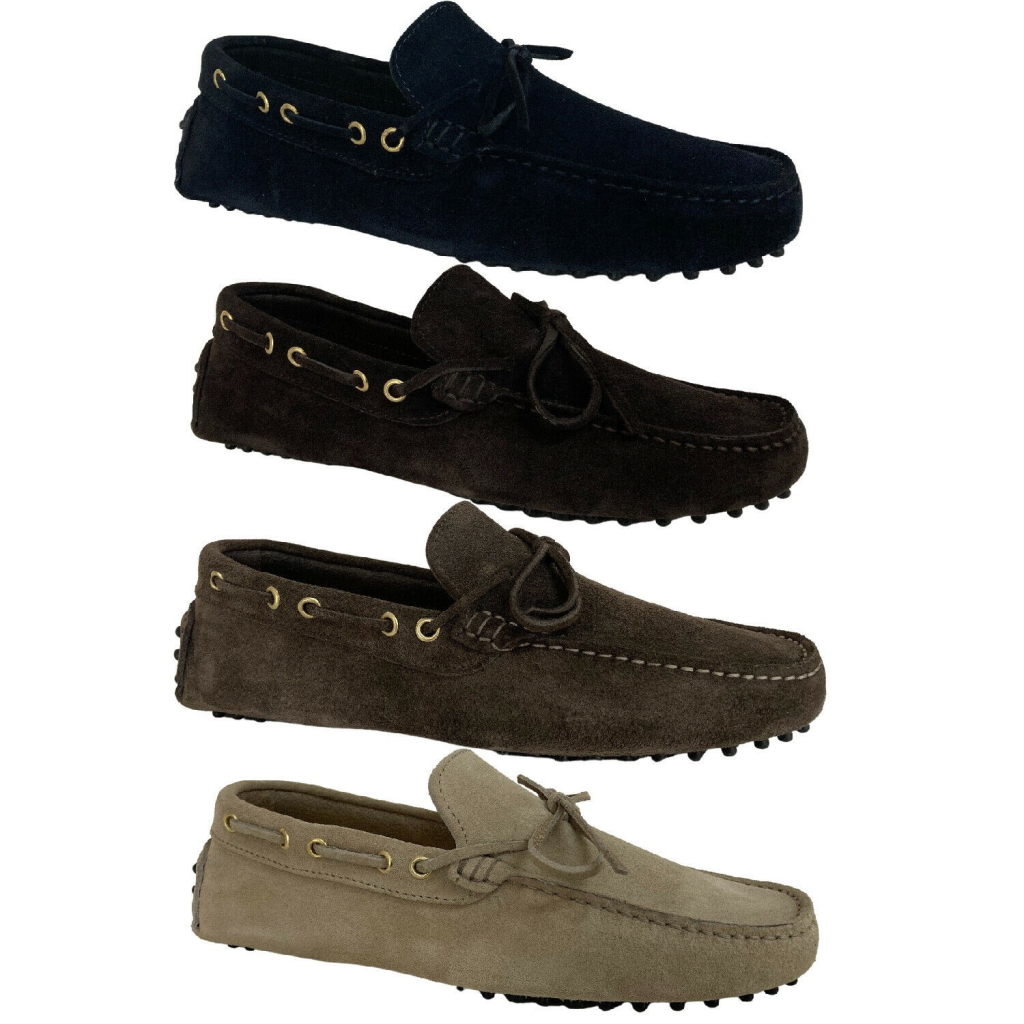 UPPER CLASS moccasin man unlined reversed calf 3105 / INS CASTORO MADE IN ITALY