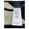 PERSONA by Marina Rinaldi women's black / ecru crewneck sweater art 13.1364211 ARIA MADE IN ITALY