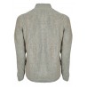 FERRANTE Men's sweater with zip baby alpaca pearl gray art 46U36004 MADE IN ITALY