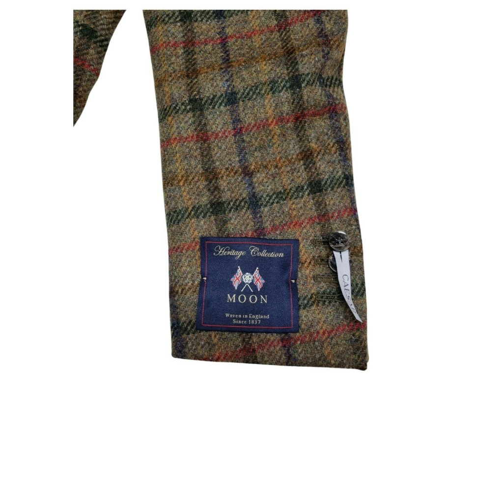 CAESAR Man jacket unlined art. 673098 var 045 fabric 100% Shetland wool  Abraham Moon MADE IN ENGLAND