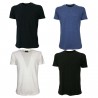 FERRANTE t-shirt uomo nido d'ape 94% cotone 6% elastan 41U31101 MADE IN ITALY