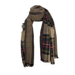 MATI scarf large checked...