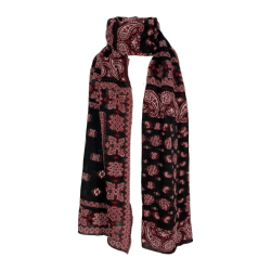 MATI black scarf with red...