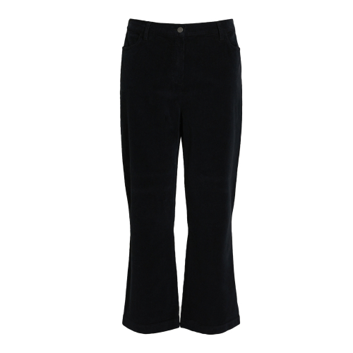 PERSONA by Marina Rinaldi Trousers in soft, garment-dyed stretch velvet 33.1134043 RAMPA